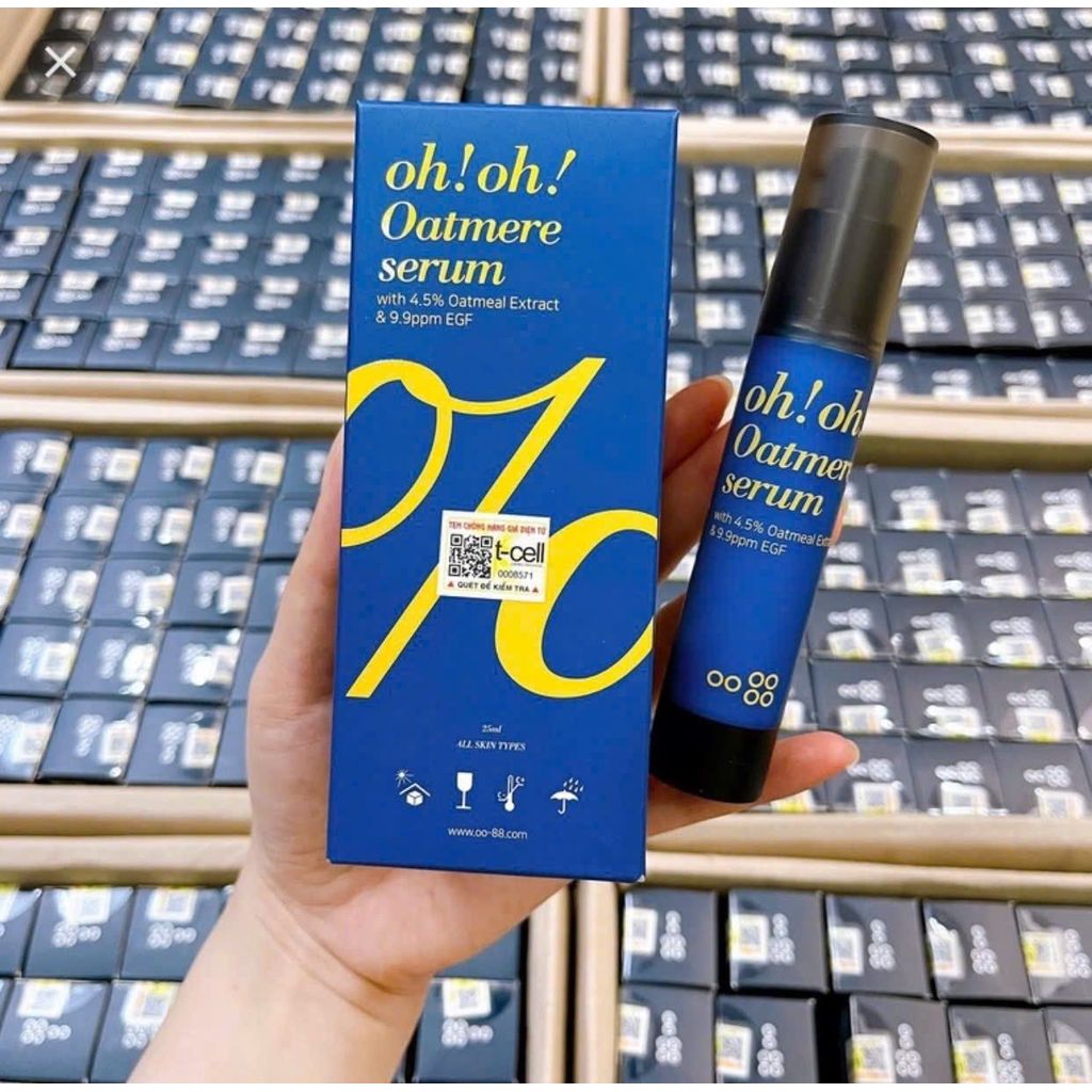 [Hàng Công ty] Tinh Chất Oh Oh Oatmere Serum (Oat Extract & 9,9ppm EGF) 25ml