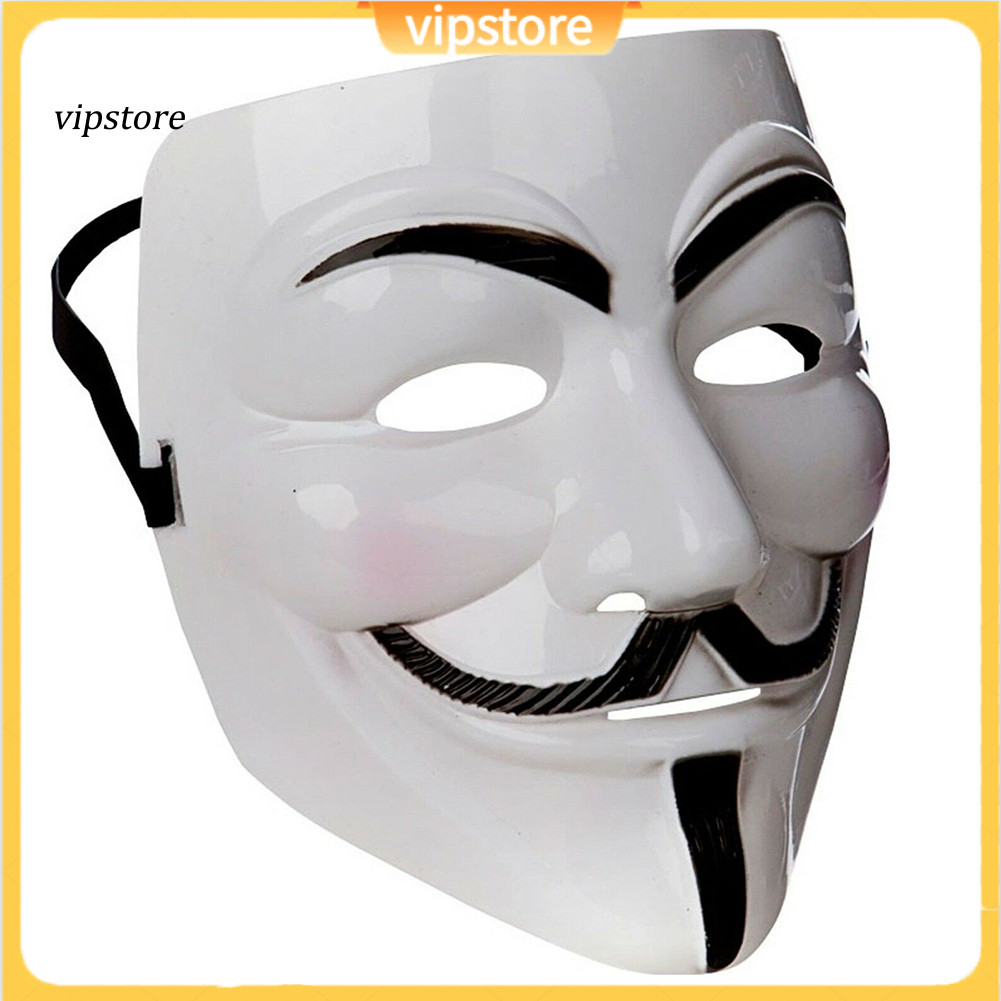 (VIP) Anonymous Hacker V cho Vendetta Master Face Mask Fancy Dress Đạo cụ Halloween
