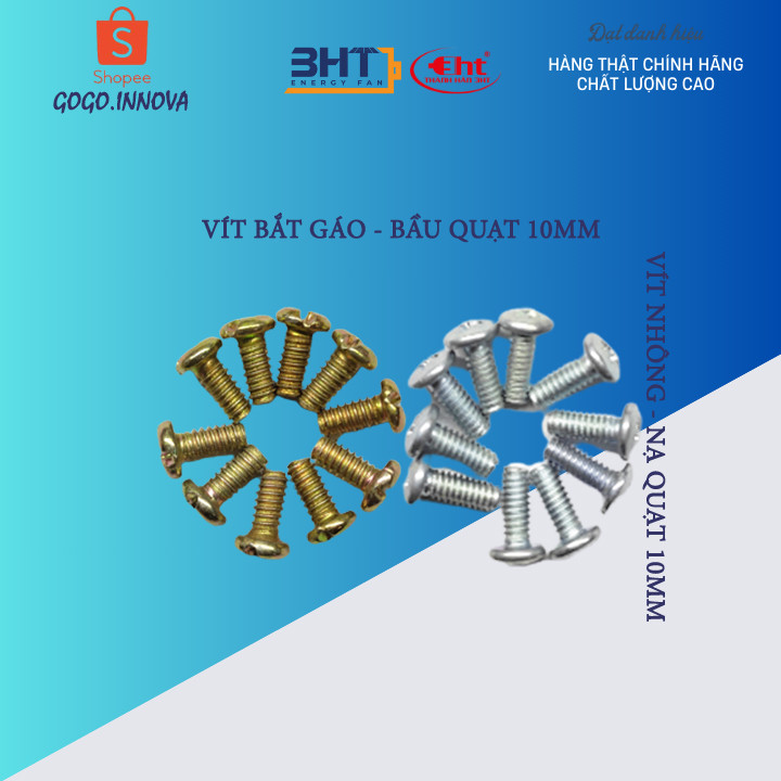 10 con ốc quạt ngắn dài - 3ht