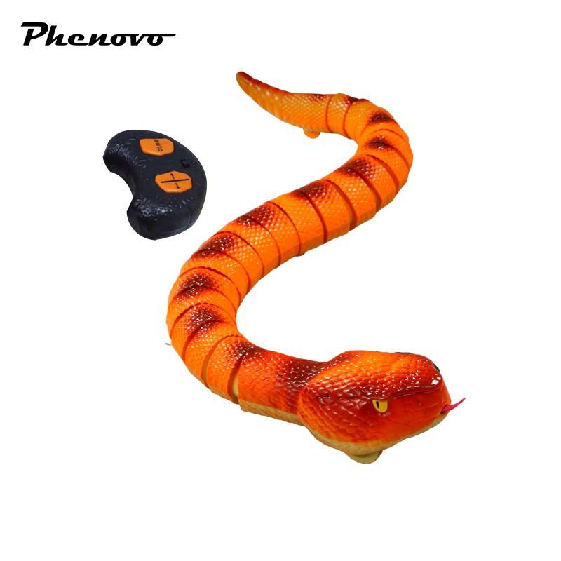 RC Rắn Đồ Chơi Điều Khiển Từ Xa Rắn Đồ Chơi Thực Tế Rắn Bò Động Vật Điện