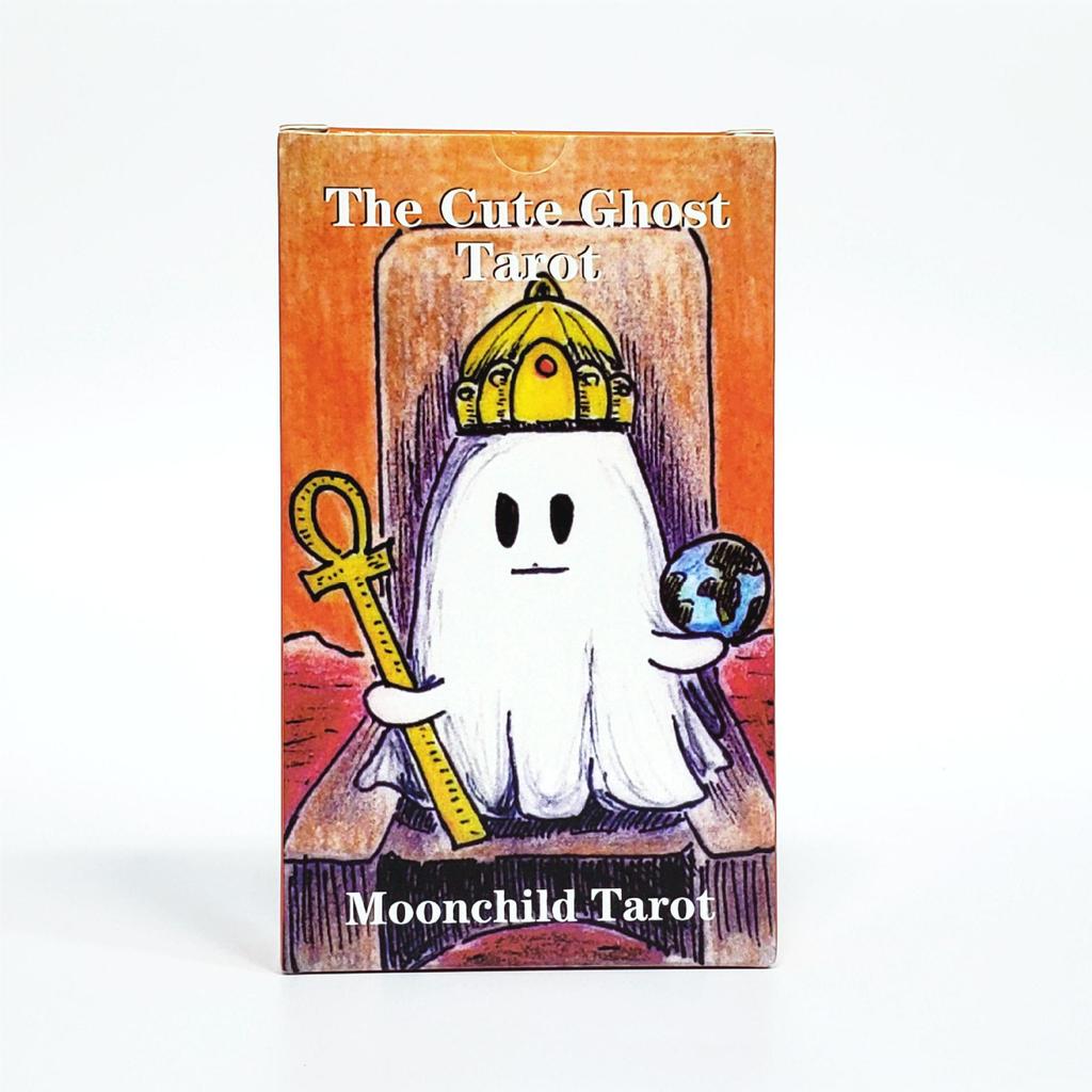 Hàng sẵn có Vận chuyển nhanh Phong cách mới 12 * 7 The Straw Ghost Cute Ghost Tarot Hot Style2123603