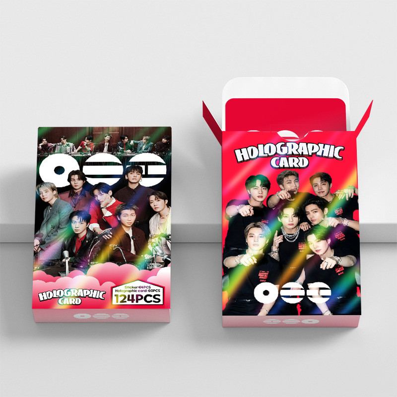 124 chiếc ARIRANG Laser Lomo Card PERMISSION TO DANCE ON STAGE Hologram Photocards Jung Kook Proof T