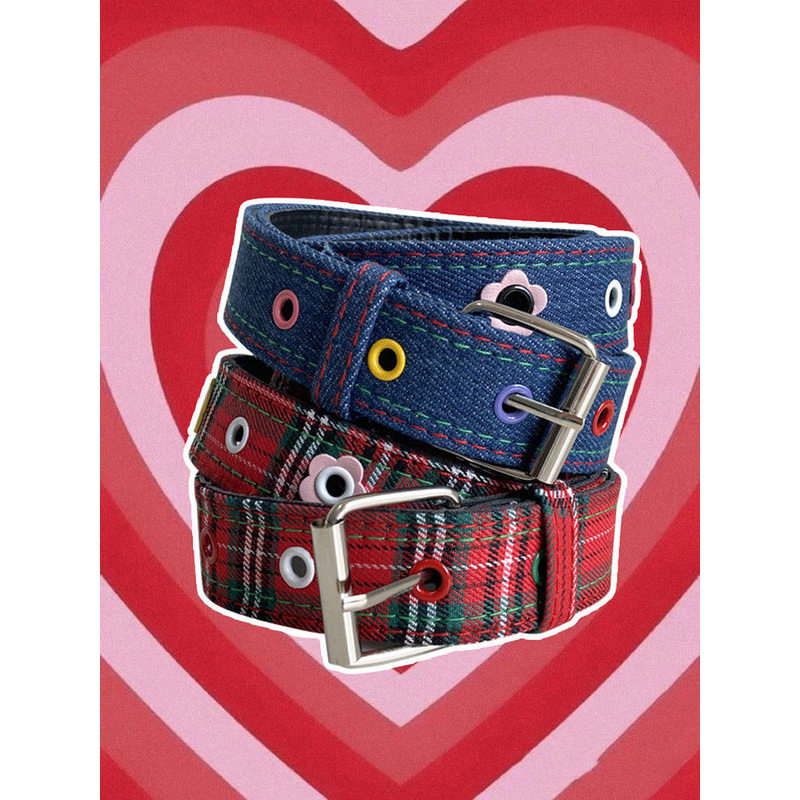 thắt lưng y2k quần hiphop y2k y2k outfit Đai Dopamine Nữ Mùa Hè 2026 Phong Cách Mới Ngọt Ngào Mát Nó