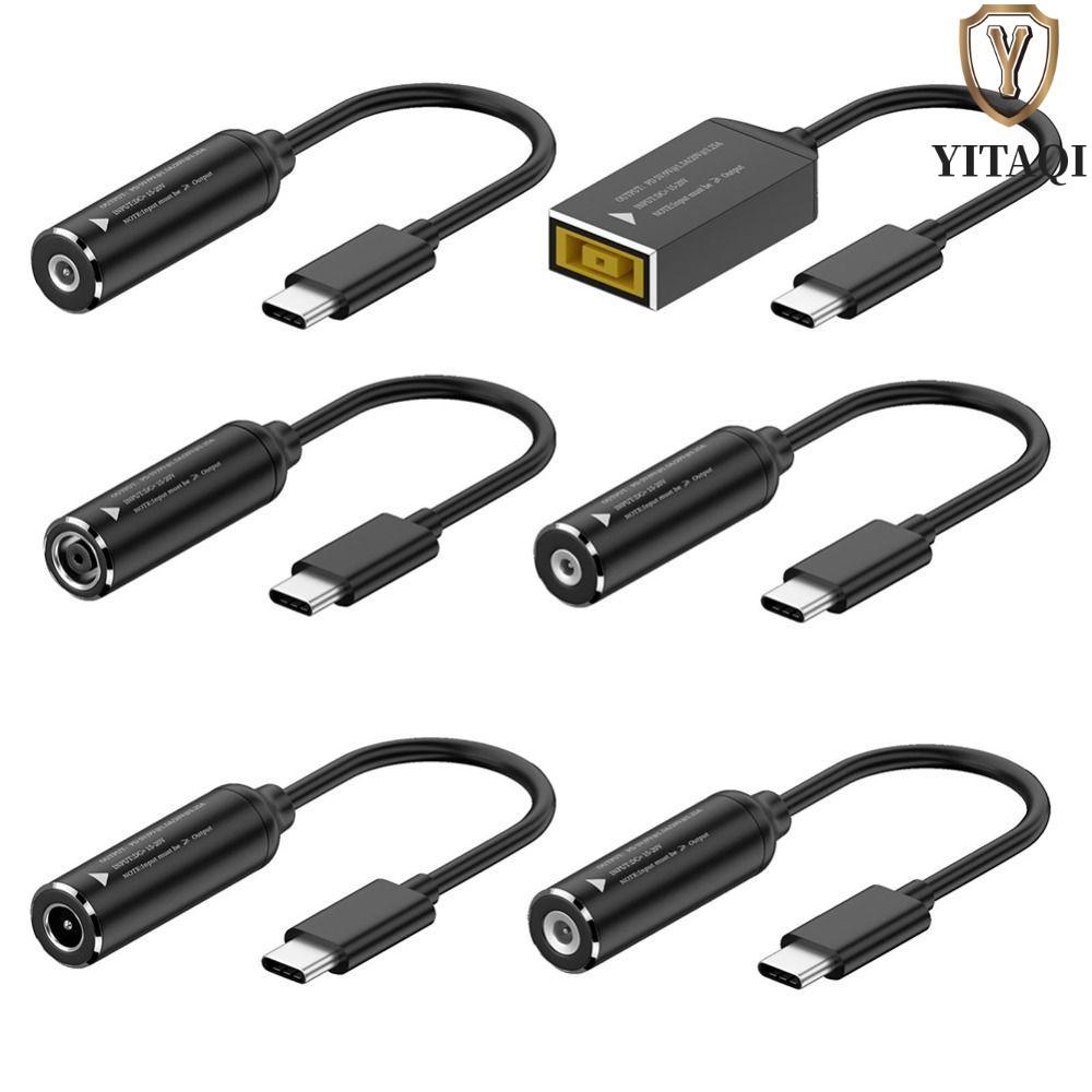 Cáp sạc YITAQI Type-C sang DC Jack, Cáp sạc DC sang Type-C đầu ra PD 65W PD, Tệp chuyển đầu vào DC N