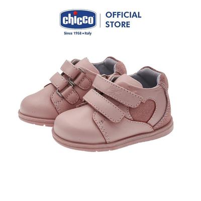 Giày tập đi trẻ em Chicco Gambia màu hồng - 100% da