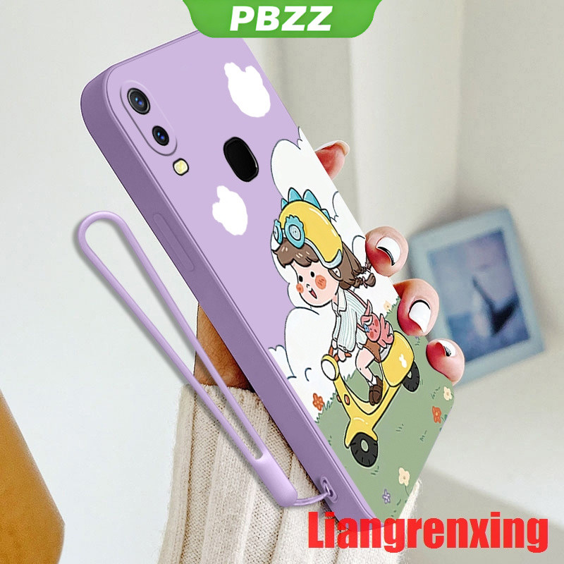 ốp lưng VIVO Y11 Ốp Điện Thoại Silicon Mềm Chống Sốc Họa Tiết Hoạt Hình Cho VIVO Y11 Y11 viền vuông 