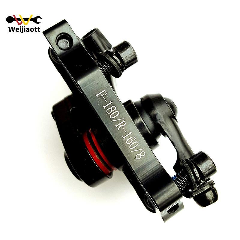 [Wjt] Phanh đĩa xe đạp BB8 Hợp kim nhôm F180 R160 Phanh đĩa Caliper đường núi