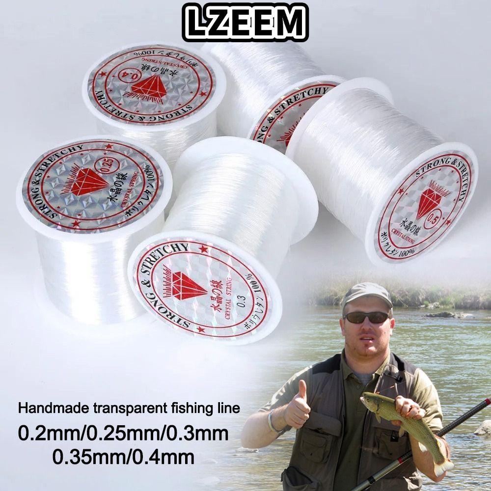 Dây câu LZEEM 0,2mm / 0,25mm / 0,3mm / 0,35mm / 0,4mm, Dây câu cá chắc chắn bằng Nylon chống căng th