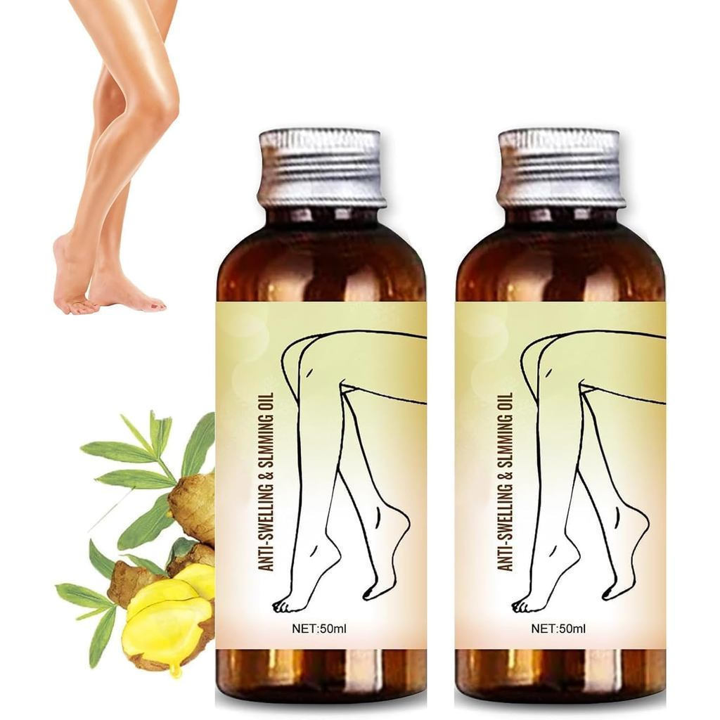 2 Chai Dầu Massage Chân Swellclear, Dầu Massage Thoát Nước Lymphatic Swellclear, Dầu Massage Chuyên 
