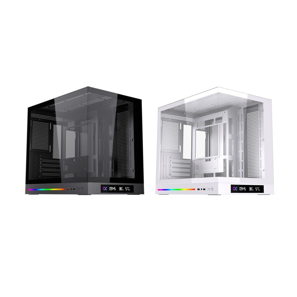 VỎ CASE XIGMATEK CLOUD M DGT (KÍNH CƯỜNG LỰC/ HỖ TRỢ TẢN AIO 360mm/ HIỂN THỊ THÔNG SỐ)