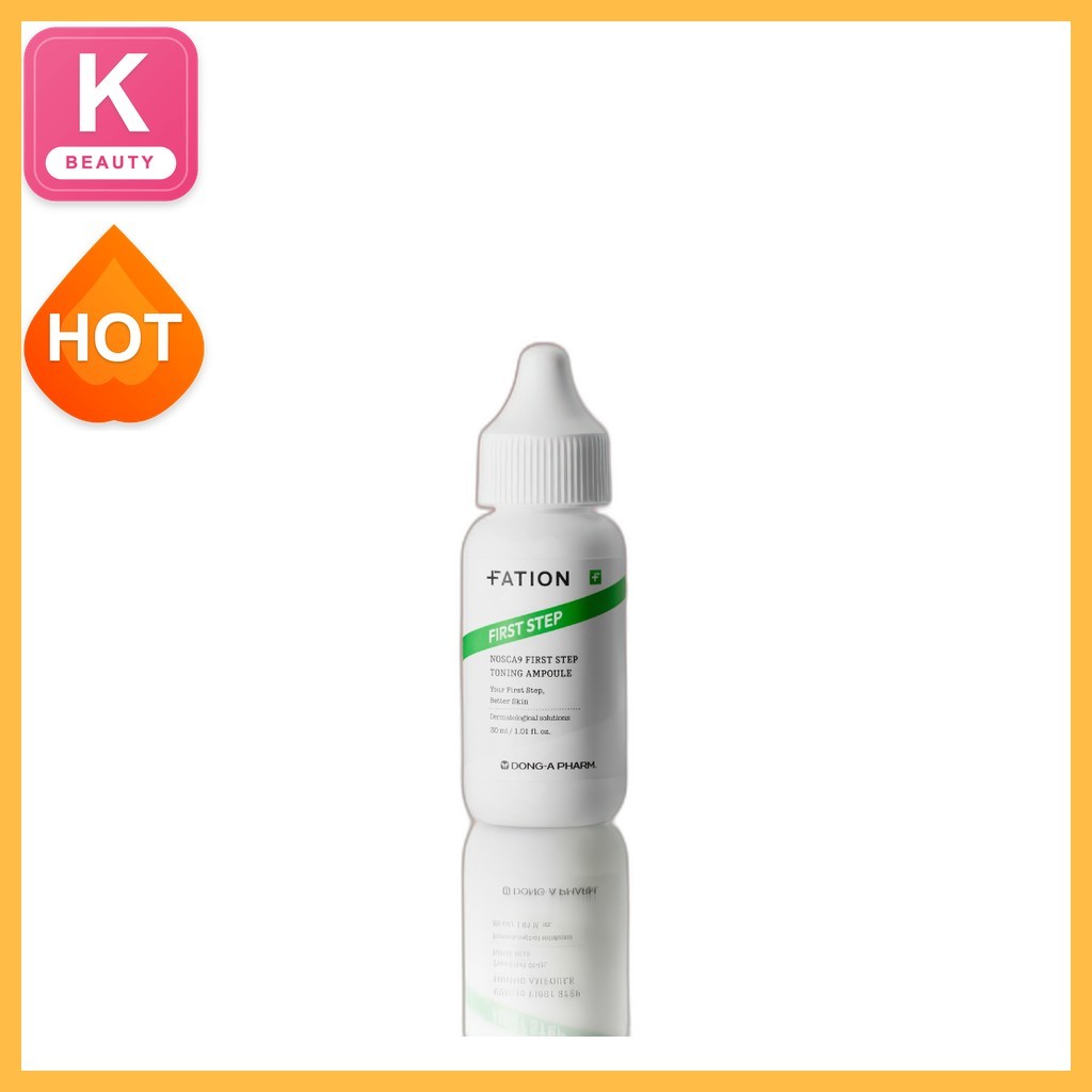 [daiso] Fation Nosca9 First Step Toning Ampoule, 30ml, 1 cái / Ampoule săn chắc Hàn Quốc / Cân bằng 