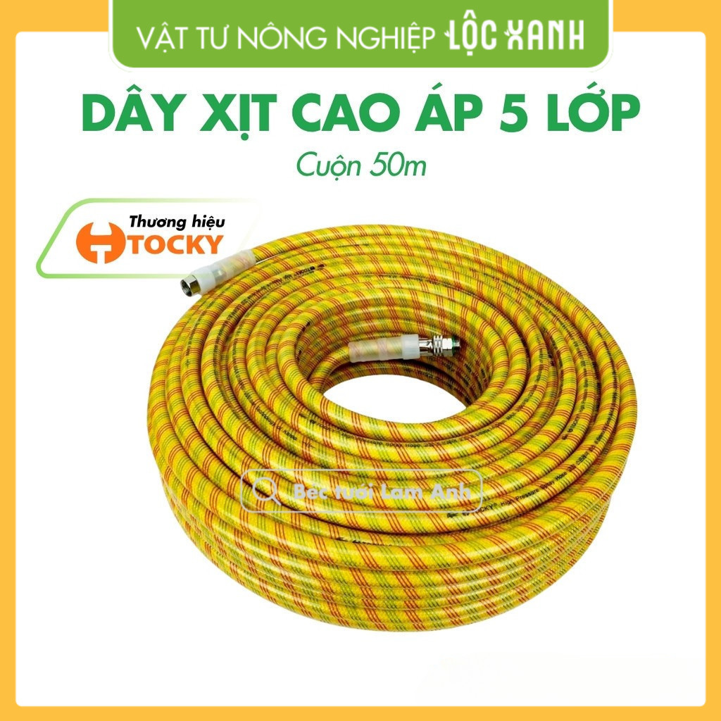 ỐNG DÂY XỊT THUỐC SÂU 8.5MM,CUỘN 50M,3 LỚP 5 LỚP PHUN XỊT THUỐC DÂY RỬA XE ÁP LỰC CAO HIỆU MUSKITA T