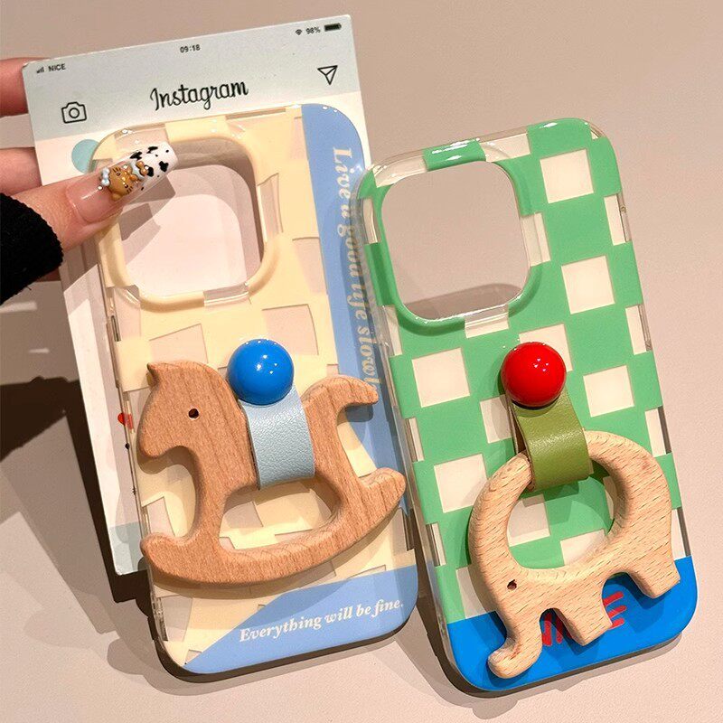 Kẻ Sọc Trojan Thích Hợp Cho Apple 17Pro Vỏ Điện Thoại iPhone16 / 13 / 14promax Voi p12 Khóa xr Pingg