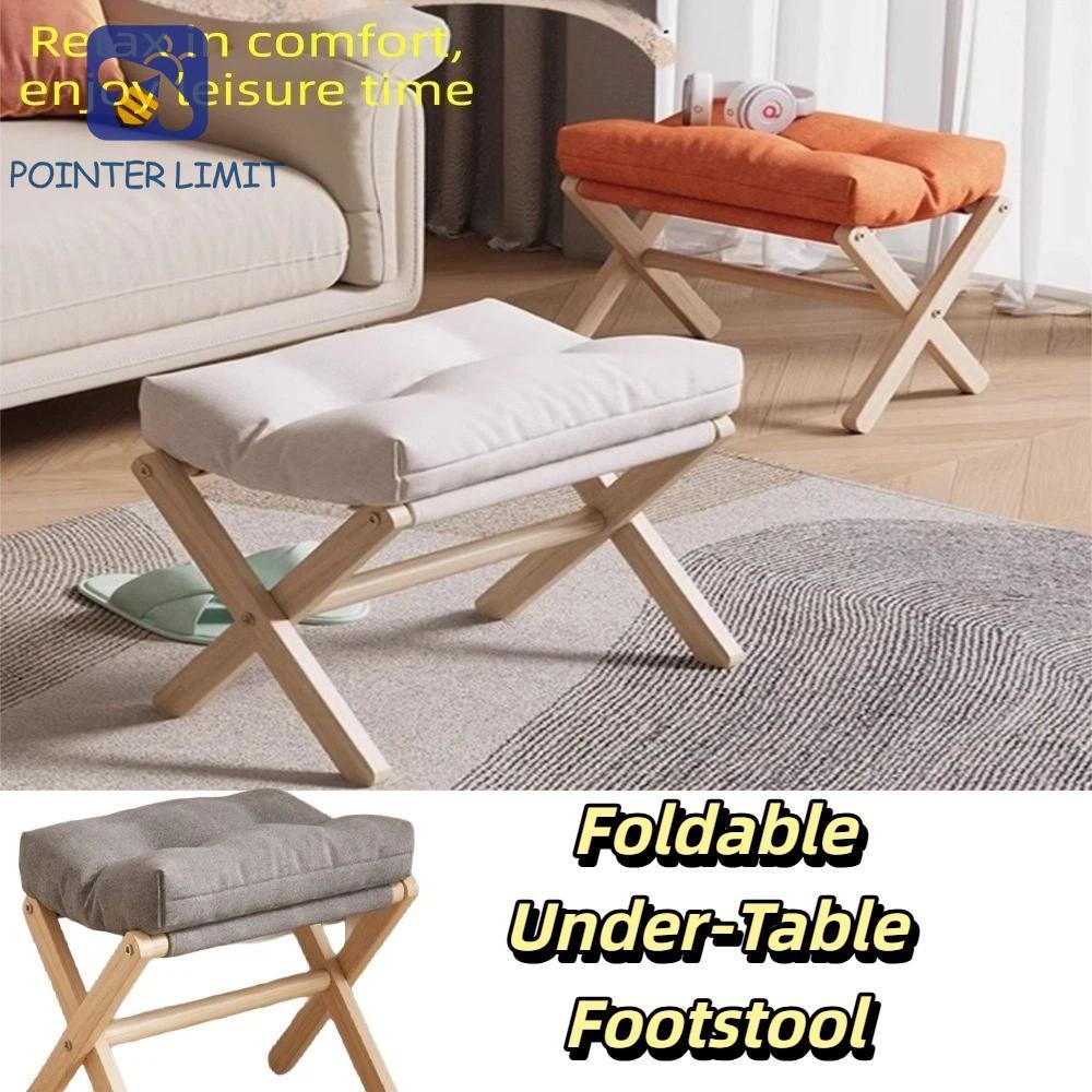 POINTER LIMIT Ghế chân có thể gập lại, Đệm đầy bông Thiết kế nhỏ gọn Chân đế, Hỗ trợ bàn chân Cơ chế