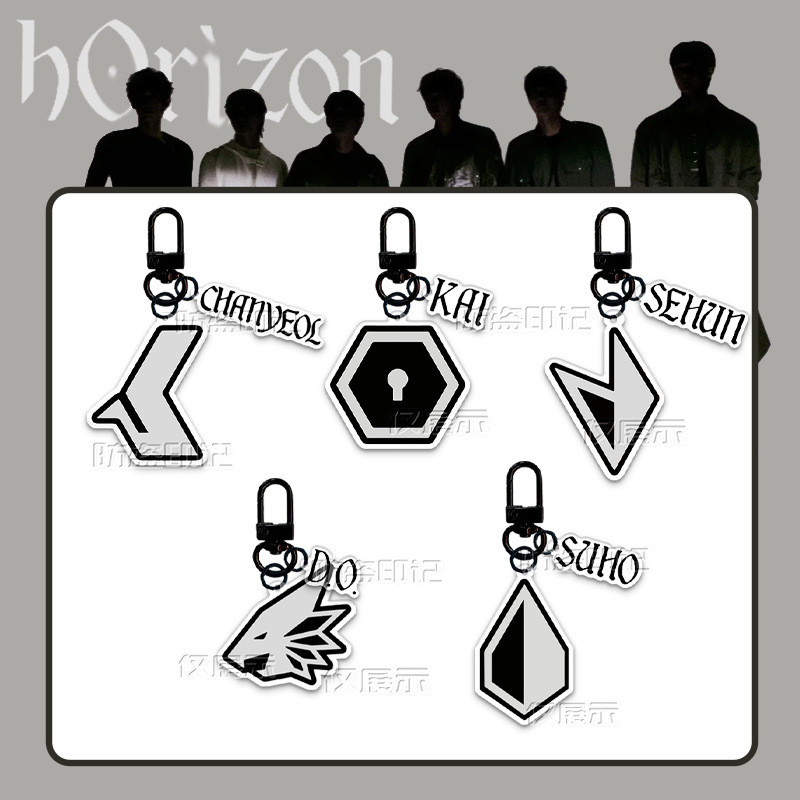 Kpop Idol XO Japan Tour Móc Khóa Acrylic Móc Khóa Túi Phụ Kiện Mặt Dây Chuyền SEHUN BAEKHYUN LAY CHE