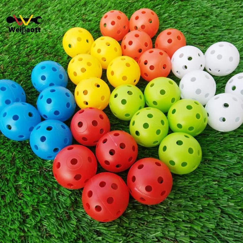 [Wjt] 10 quả bóng golf trong nhà bóng tập golf bóng đèn golf có lỗ Golf Traini