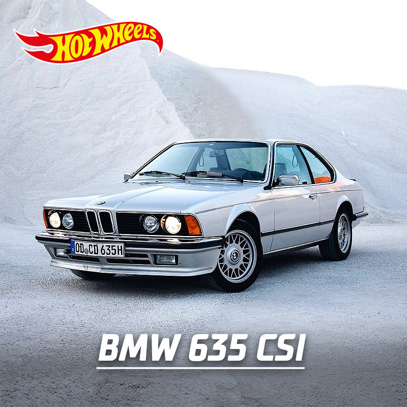 Mẫu xe hợp kim BMW 635 CSi BMW 635 Đồ chơi mô phỏng Mô hình xe 25P