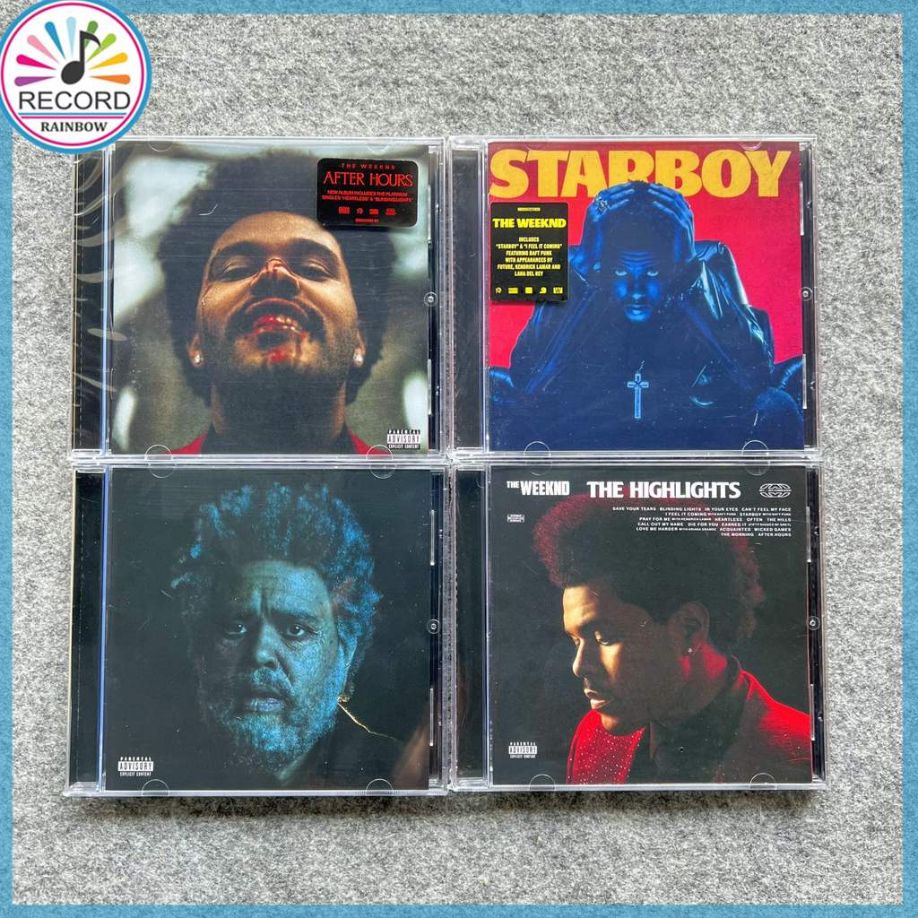 The Weeknd The Highlights, After Hours, Starboy, Dawn FM 4 Album Bộ Thương Hiệu Mới [Kín] PH20260511