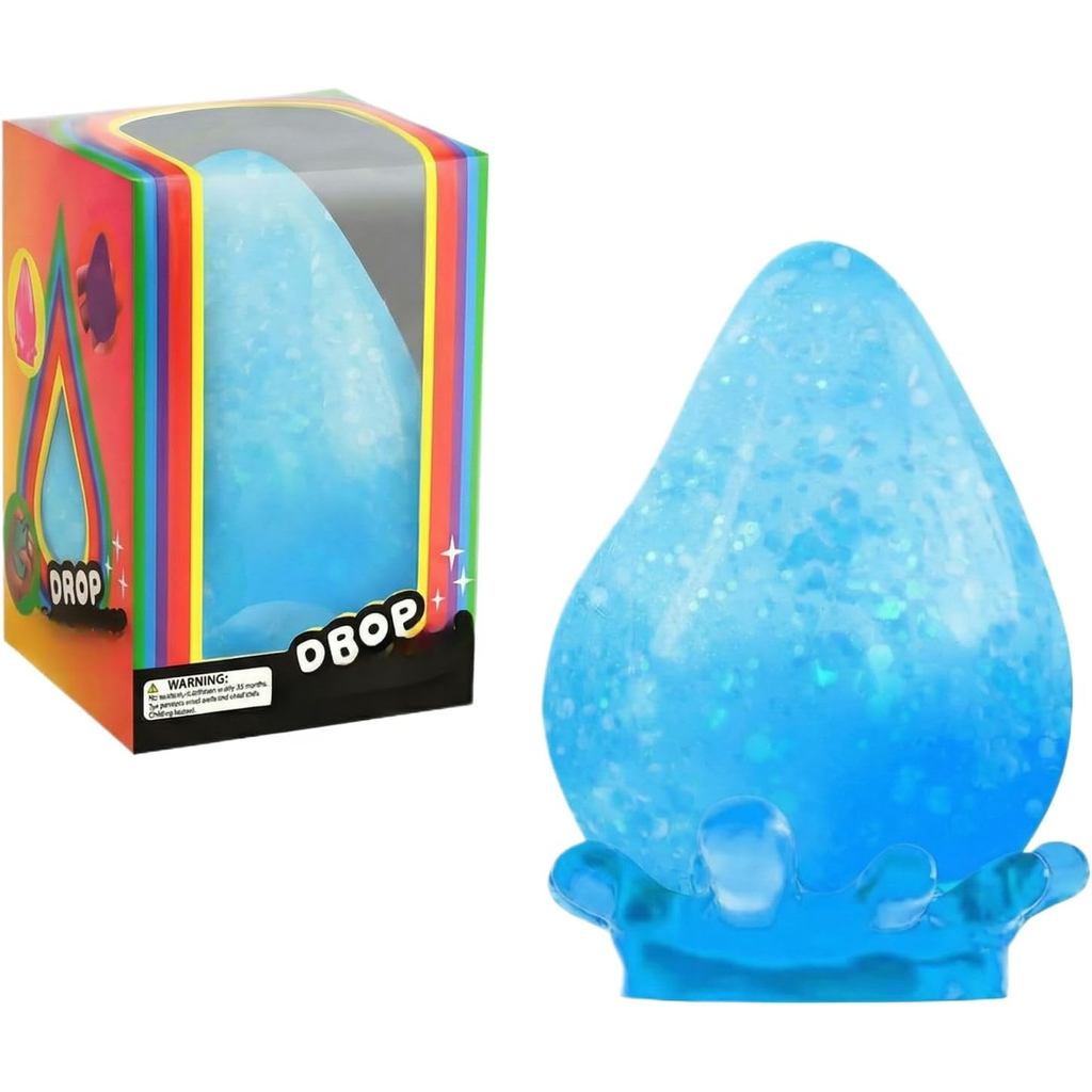 RTTUIOP Dream Squishy Drop Squishy Stress Ball, Water Drop Fidget Stress Ball, Ice Squishys Stress C
