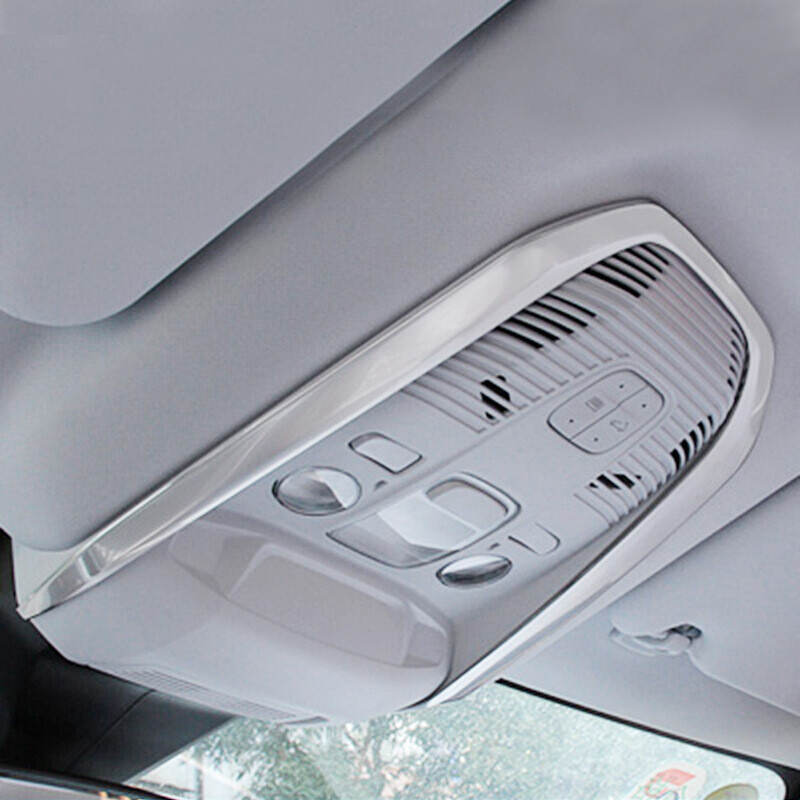 Thích hợp cho Peugeot 4008 5008 Khung đèn đọc sách phía trước bằng thép không gỉ mờ cho Peugeot 3008