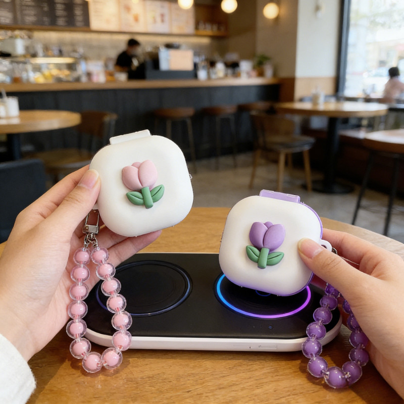 Ốp Lưng Keychian Tình Yêu Cho Soundcore Liberty 4 Pro / Liberty 5 / C40i A40 C30i V20i A30 P41i Vỏ T