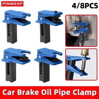 PINMOAP Phanh Xe Vòi Phun Kẹp Phanh Dầu Ống Cắm Phanh Xe Ống Dầu Kẹp Tắt Kẹp Để Ngăn Ngừa Ống Dầu Rò Rỉ Dụng Cụ ID6D