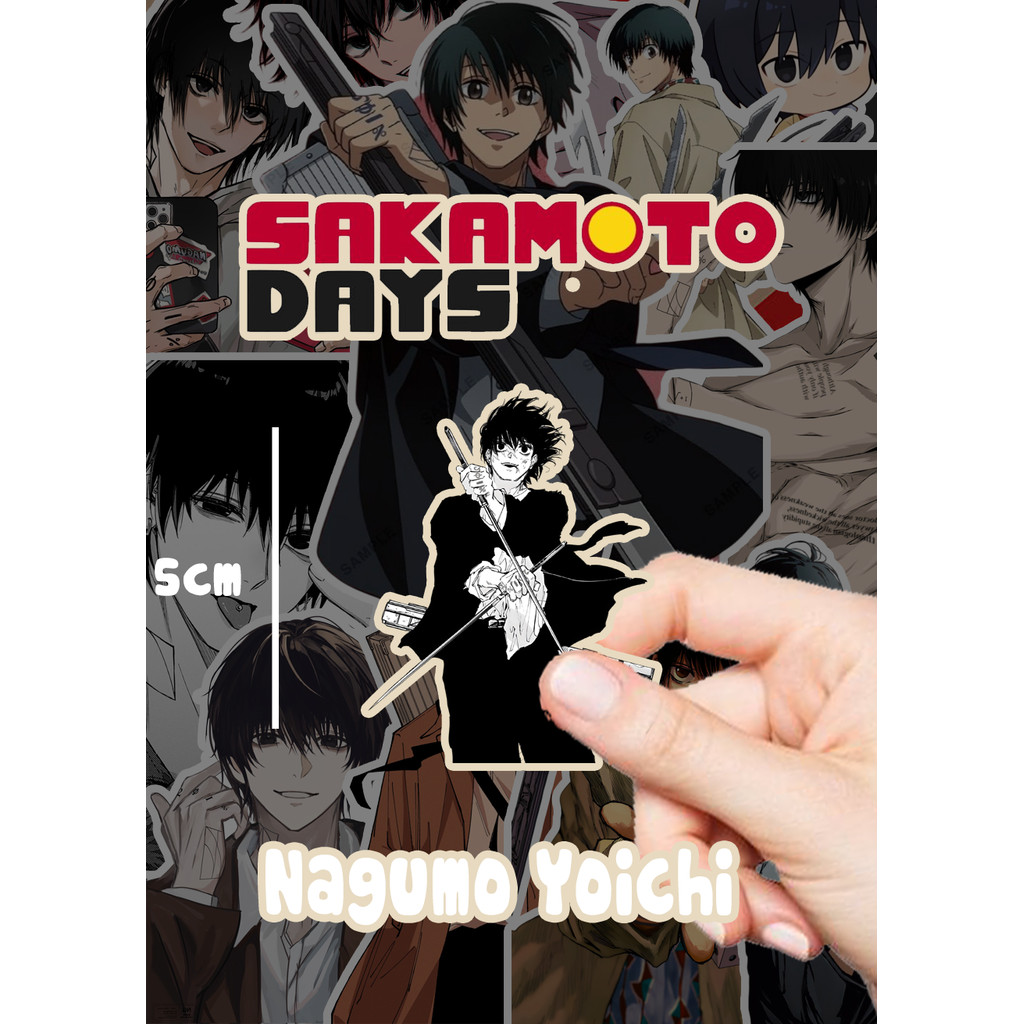 [Sakamoto Days] Set 139 sticker Nagumo Yoichi 😈 đã cắt sắn ✂️ không trùng nhau 🔥