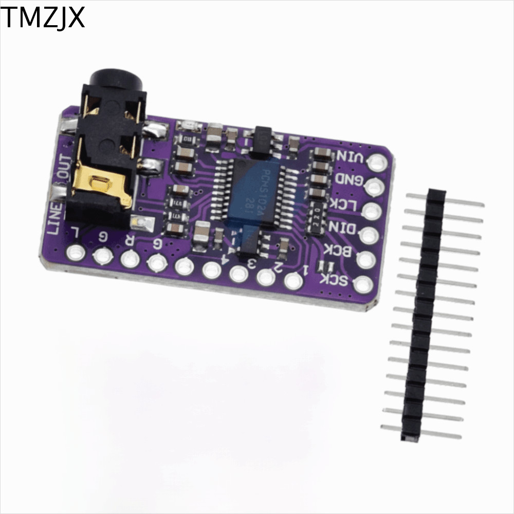 Máy nghe nhạc TMZJX PCM5102A I2S, Máy nghe nhạc DAC PCM5102A Mô-đun máy nghe nhạc I2S, Bảng giao diệ