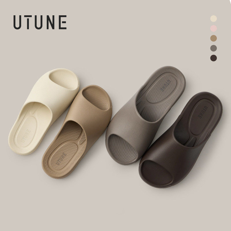 UTUNE Dép EVA mũi cá chống trượt phòng tắm dép đi trong nhà siêu nhẹ êm ái thoáng khí khử mùi đế chố