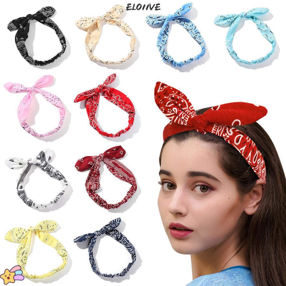 Băng đô co giãn in hình ELO11VE Vintage Cross Knot