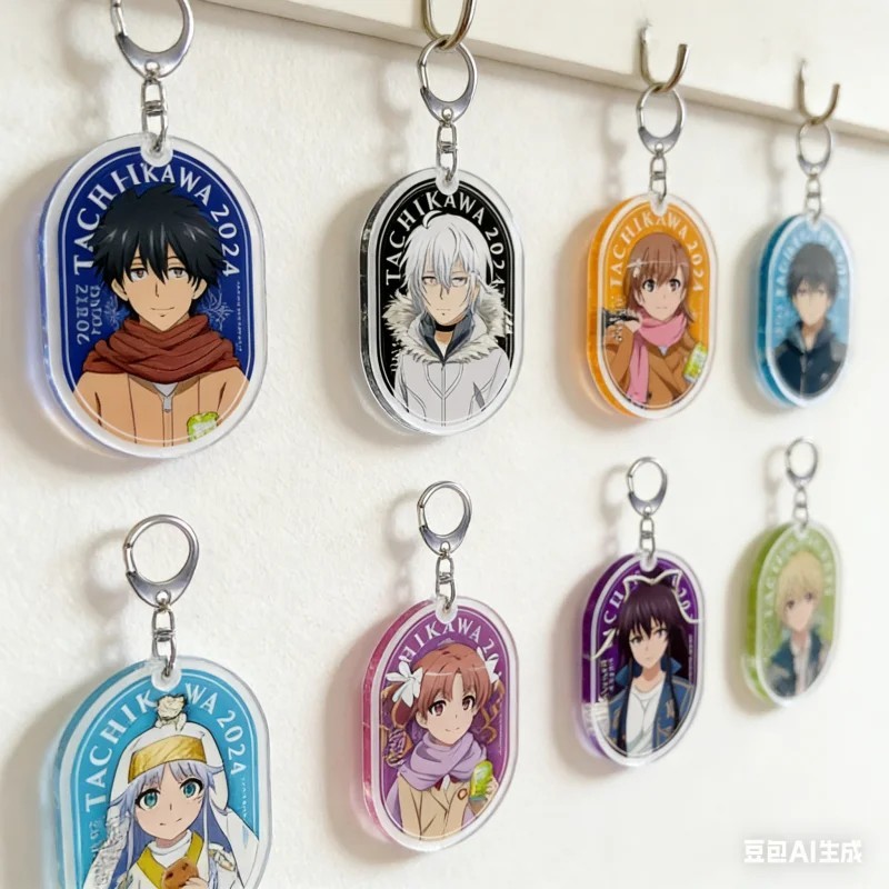 Móc khóa Anime Toaru Kagaku no Railgun A Certain Scientific Railgun mica acrylic in hình nhân vật Mi
