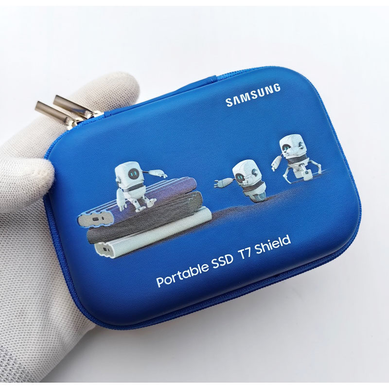 Thích hợp cho Samsung T7 Shield / T9 T5 Vỏ bảo vệ SSD rắn Đĩa cứng di động Túi lưu trữ chống sốc chố