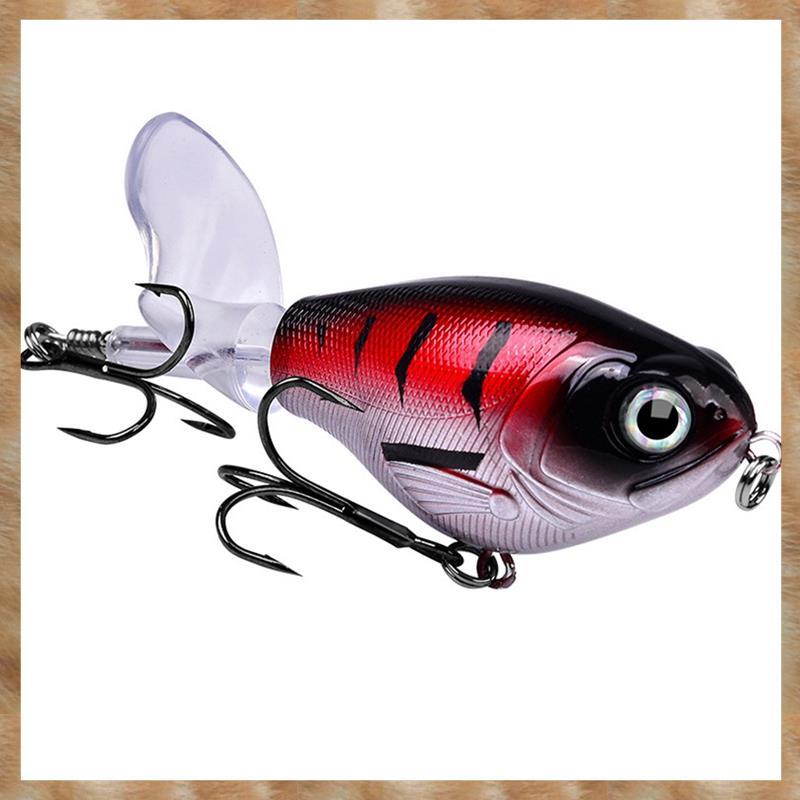 Mồi câu cá Top Water Whopper Poper 16g - Có cánh quạt, phù hợp cho Pike