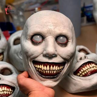SHNGki Kinh Dị Kẻ Trừ Tà Mặt Cười Mặt Quỷ Cosplay Ác Ma Đáng Sợ Ma Đầu Lâu Mặt nạ Nhựa Halloween Lễ Hội Trang Phục Dự Tiệc Chống Đỡ MNS