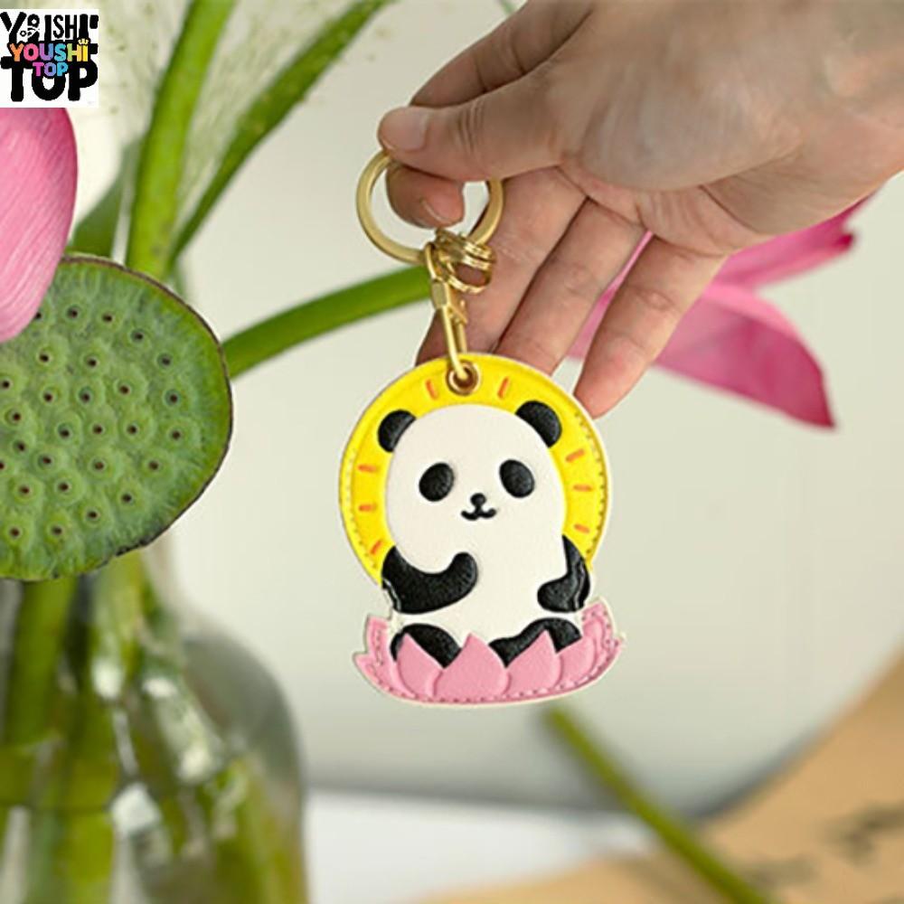 YOUSHI TOP Panda Access Card Holder Phụ kiện treo thời trang Lotus