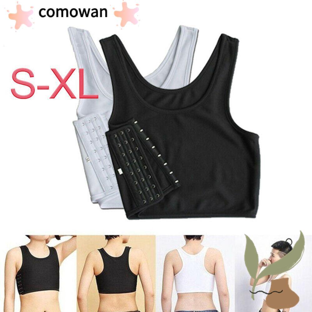COMOWAN Corset Quần Lót và Áo Ngực Xe Tăng Có Keo Dính, Phù Hợp Tomboy