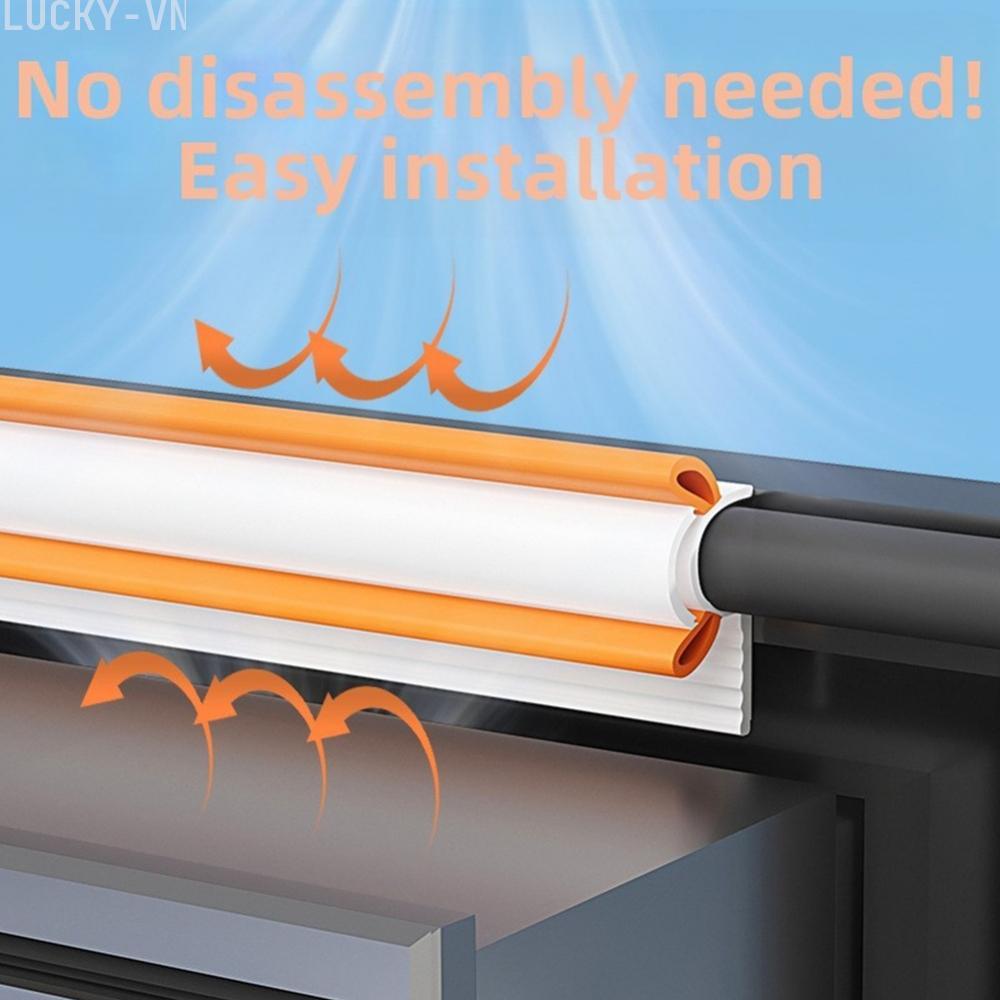 Window Sealing Strip 4M for Thermal Insulation Noise Reduction with Easy Install