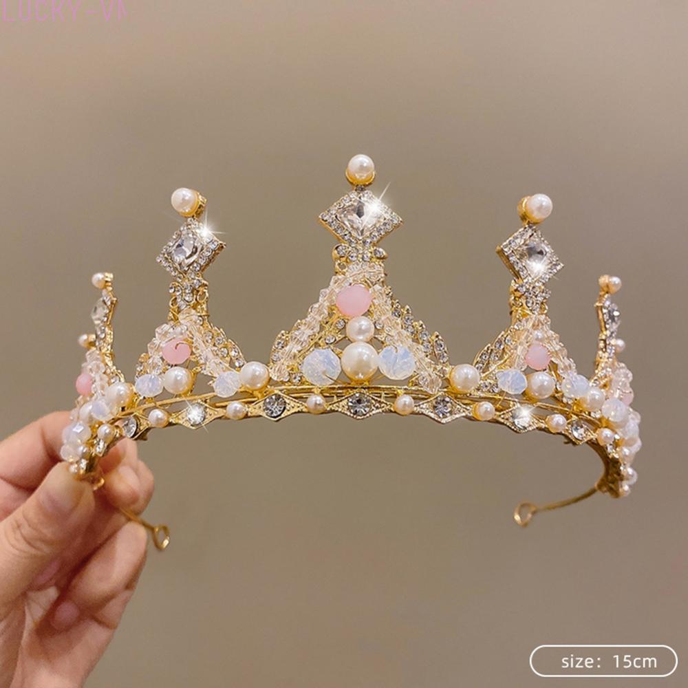 Breathtaking For Crystal Embellished Crown Headband Suitable for Events