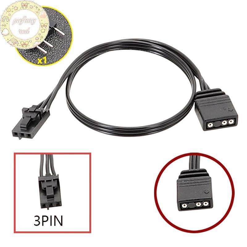Cáp Chuyển Đổi PURED Cho Corsair RGB Sang Tiêu Chuẩn ARGB 4Pin 3Pin Adapter Kết Nối Cướp Biển Tàu Bộ