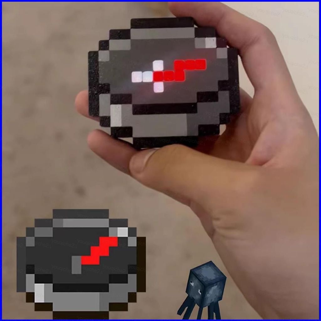 SV Minecraft Pixel-style La bàn Màn hình điện tử Hiển thị quà tặng có thể sạc lại cho bộ sưu tập trò