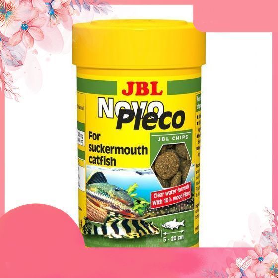 JBL Novo Pleco 133 g – Thức ăn viên cao cấp cho cá pleco & cá đáy, giàu spirulina, bột gỗ .namaquati