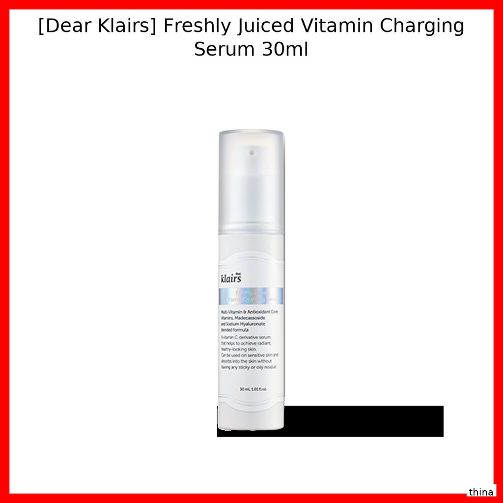 [Dear Klairs] Serum sạc Vitamin tươi sống 30ml