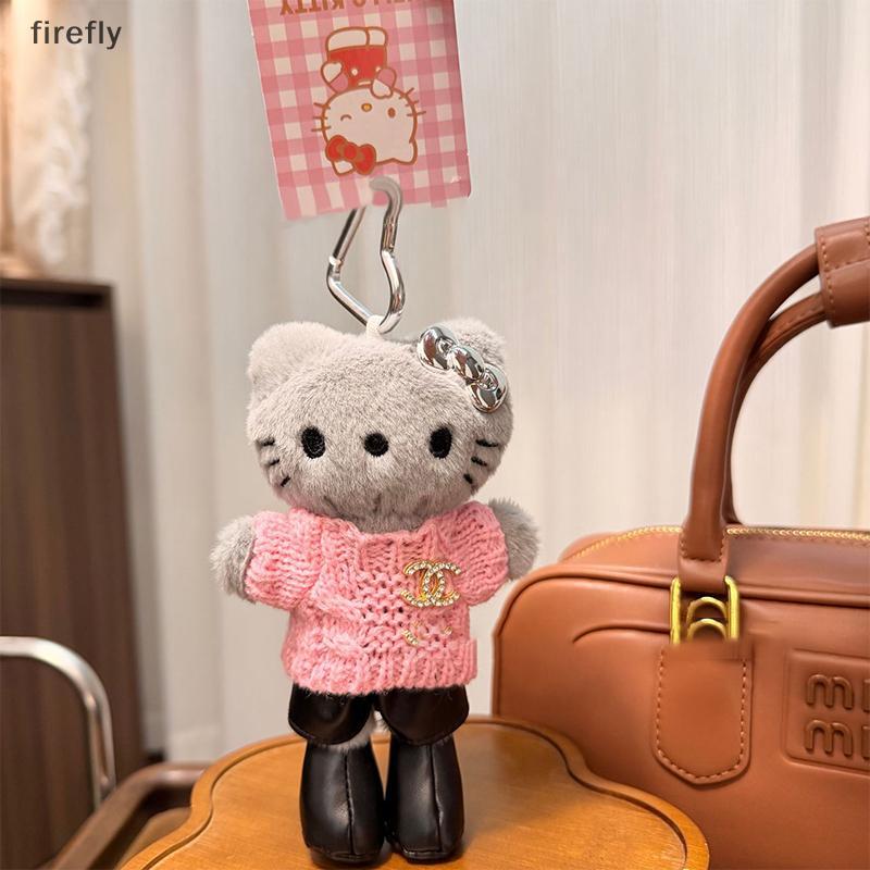 [Firefly] Áo len dệt kim dễ thương Long Legged Kitty Cat Doll Móc khóa Ba lô treo Quà tặng trang trí