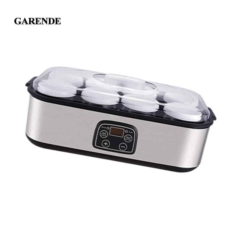 Máy Làm Sữa Chua Điện Garende DIY Tiếng Ồn Thấp Đa Năng Chuyên Nghiệp Tự Chế Sữa Chua Tự Động Máy Sữa Chua Thép Không Gỉ 1.4L