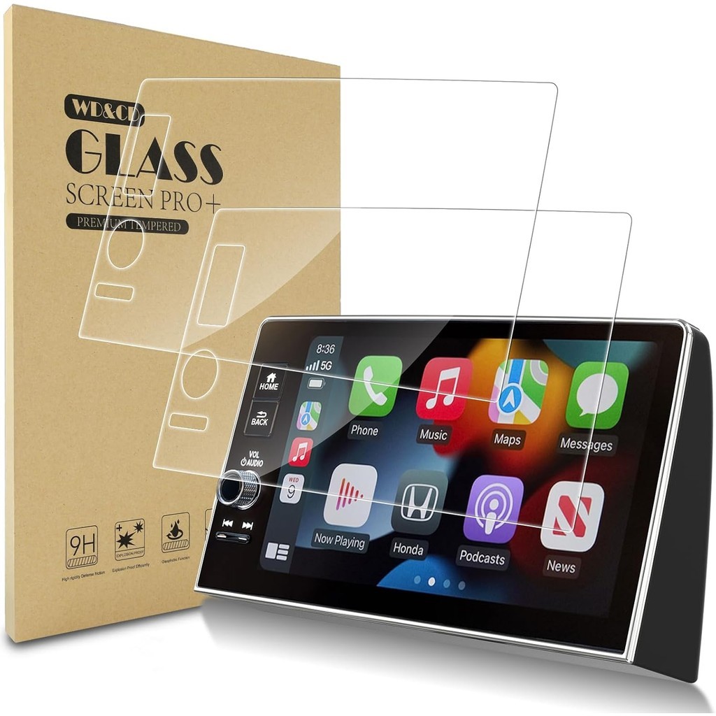 Bảo vệ màn hình WD & CD 2 CÁI cho Honda CR-V 2025 2024 2023 Màn hình cảm ứng 9 inch, CR-V (EX-L / Sp