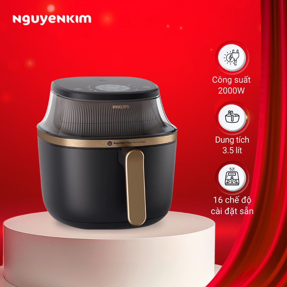 [Mới 2025] Nồi chiên không dầu Philips 3.5 lít NA342/00