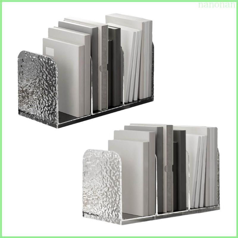 Nan Kệ Sách Đầu Sách PET Bookends Giá Sách Để Bàn Bookends Hỗ Trợ Cho Trường Học