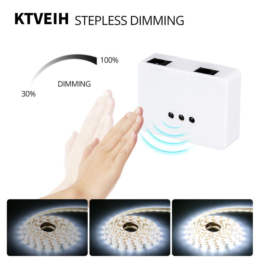 KTVEIH IR Cảm Biến Dimmers Tủ Quần Áo Đèn LED Dải Tủ Cảm Biến Chuyển Động