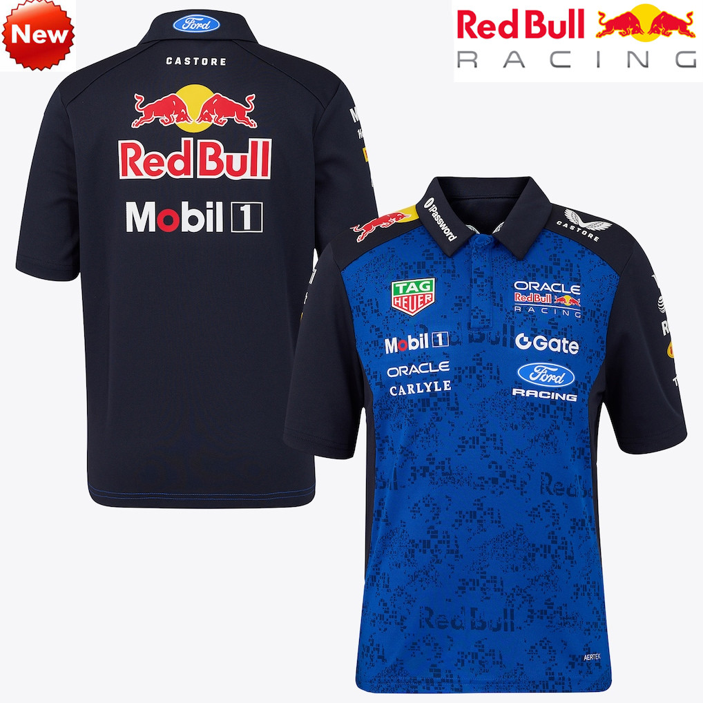 Áo F1 Racing Jersey và Polo Oracle Red Bull Racing, Tay Ngắn Phù Hợp Mùa Hè