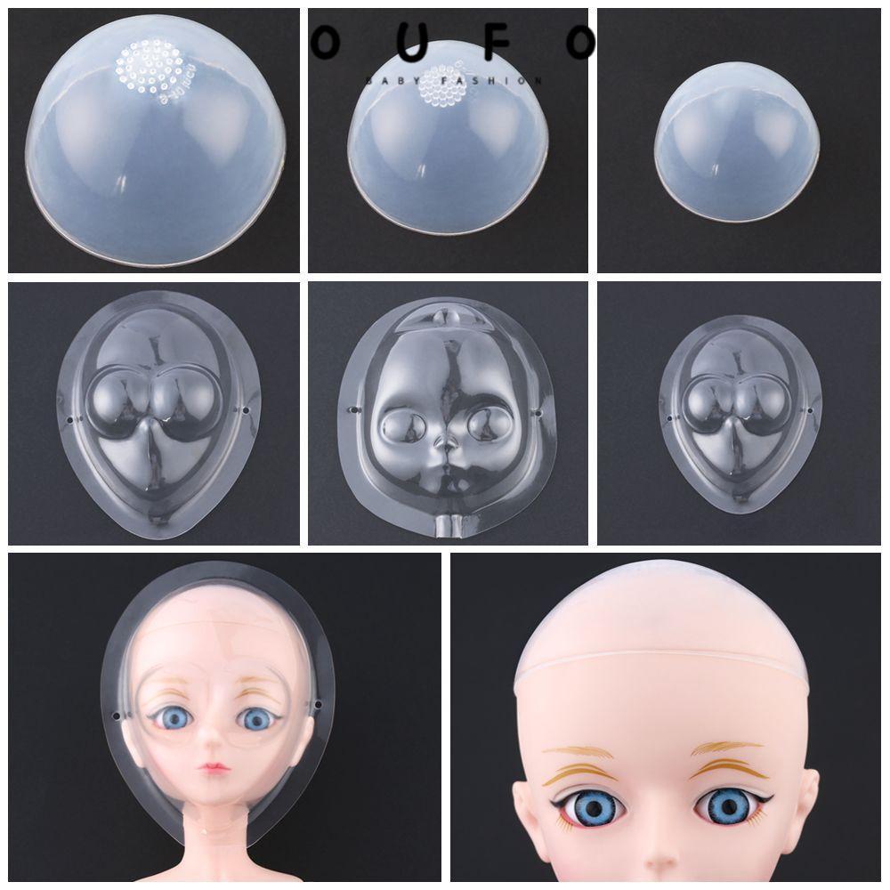 OUFO Doll Head Wig Cap Phụ kiện dễ thương Bảo vệ trang điểm Blythe